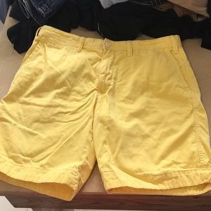 Yellow Polo Dress Shorts